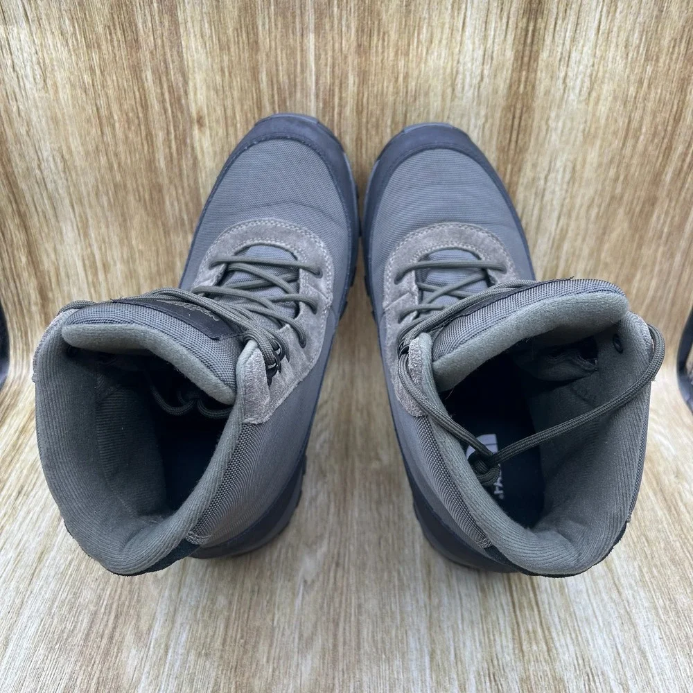 The North Face Chilkat Nylon II Boots Mens 10 Grey Waterproof Insulated NF0A4OAH